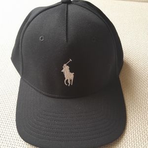 Polo Ralph Lauren men's classic black hat OS NWT